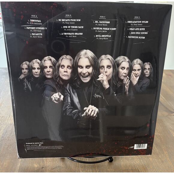 Ozzy Osbourne Patient Number 9 Blue Smoke Vinyl Convntion Exclusive Rare + Comic - Picture 6 of 7